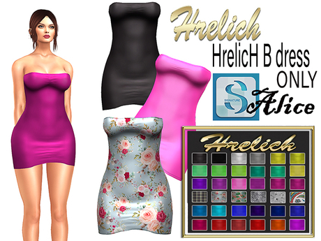 Second Life Marketplace - HrelicH- SIGNATURE B dress SIGNATURE ALICE ONLY
